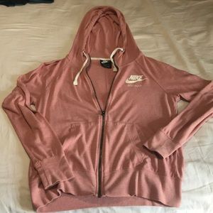 Medium Nike hoodie heather pink